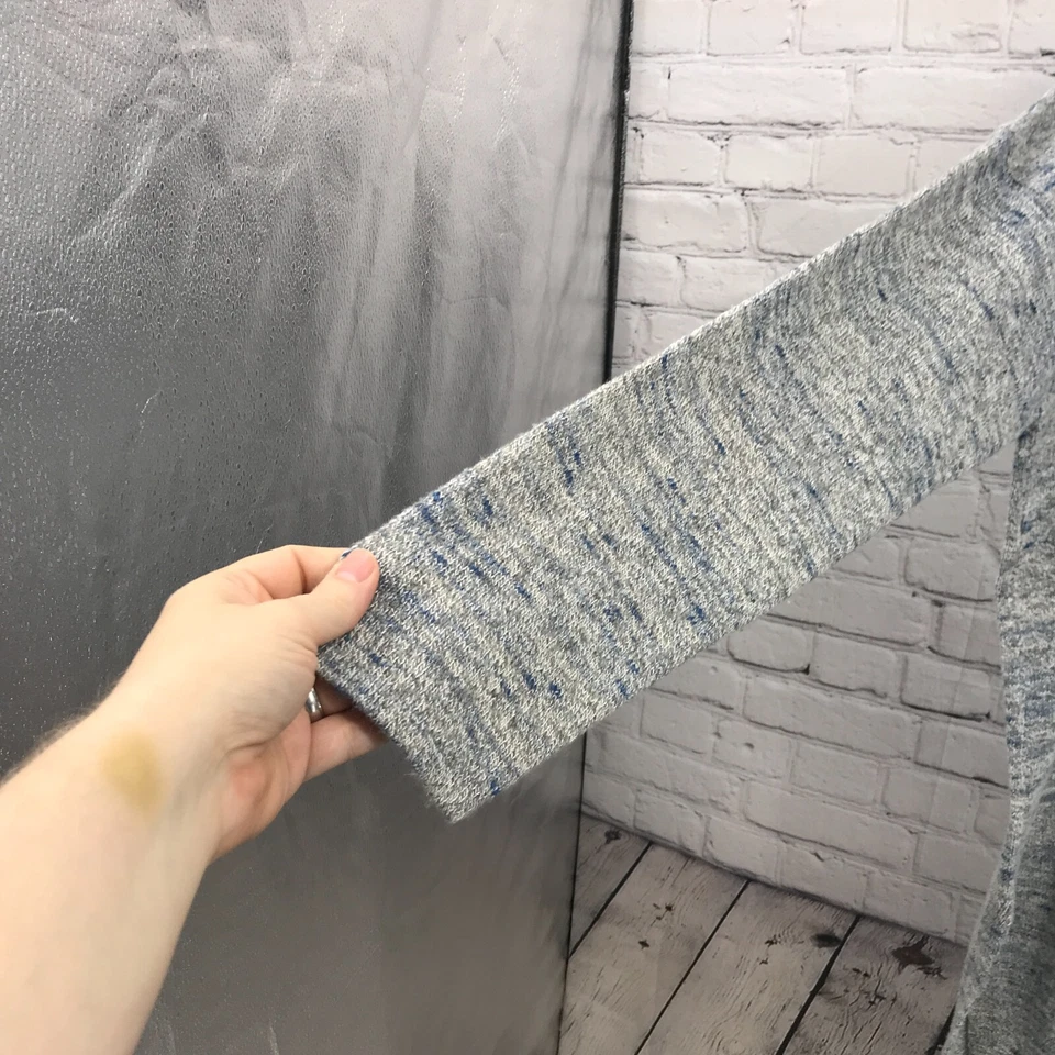 J Jill Top Mujer Extra Grande Gris Túnica Manga Larga Tejido Suéter Básico Informal Foto 4 de 4