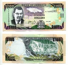 100 Dollars Jamaica 15.1.2007 unc- , P. 84c