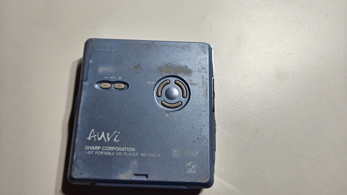 Sharp MD-DS5-A 1-Bit Auvi MDLP Minidisc Player - Tested