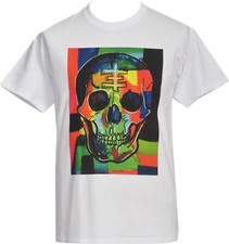 Men's T-Shirt Val Denham Trans Art Industrial Psychic TV PTV Skull