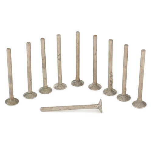 30Pcs 10mm 3/8" NAIL HEAD SHAPE Diamond Grinding Head Bit Lapidary Jewelry Tools - Picture 4 of 16