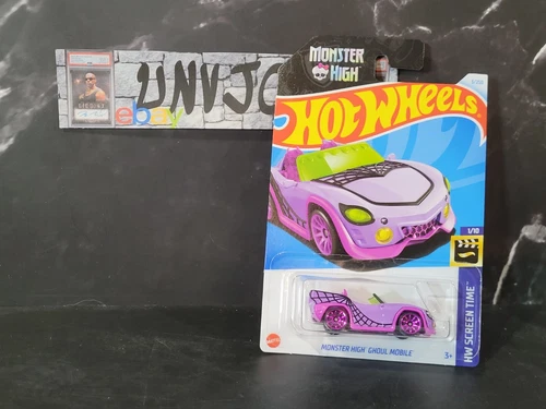 2024 #003 – Monster High Ghoul Mobile(HW 屏幕时间 – 全新型号)紫色 1/10 - 第 3 张/共 3 张