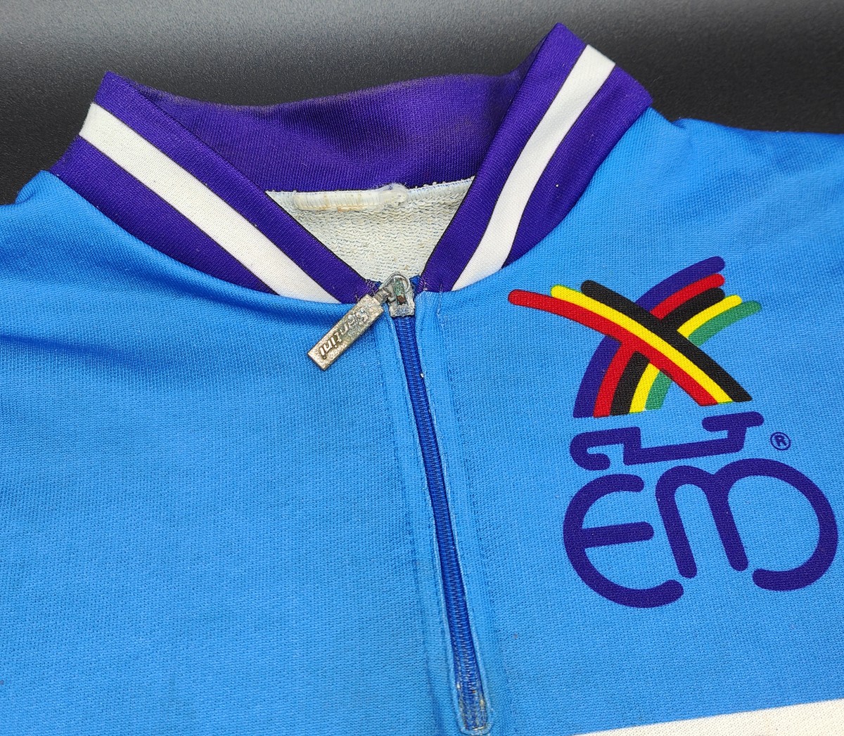 Maillot de Cyclisme Santini Women Delta Kinetic S/S Jersey Blue