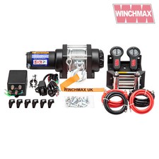 WINCH 24V  MIL SPEC ATV BOAT TRAILER 3000 lb WINCHMAX - Stainless Steel - Marine