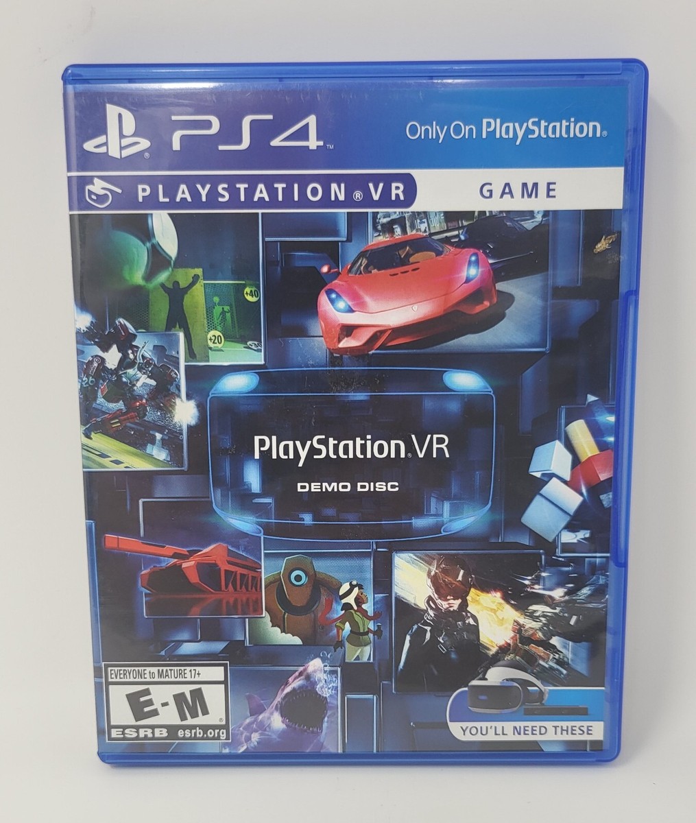 Rdr2 Psvr PlayStation VR Demo Disc PSVR Sony Virtual Reality PS4