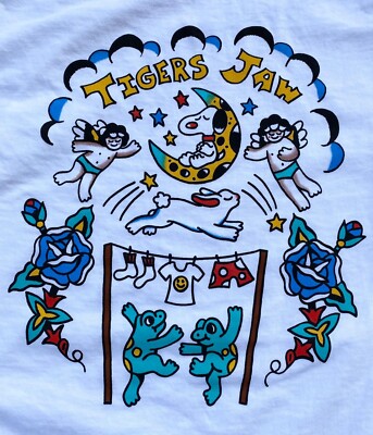 Tigers Jaw Band White Short Sleeve Unisex Cotton T-shirt Size S-5XL M615