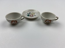 japan saucer and tea cup lot vintage flower small mini
