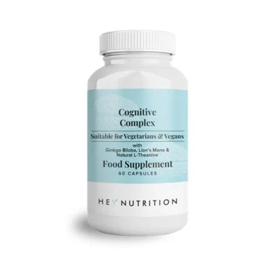 HEY NUTRITION COGNITIVE COMPLEX, 60 CAPSULES, FAST/TRACKED DELIVERY