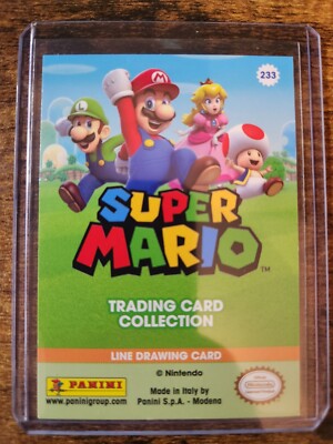 2022 Panini Super Mario Mario Line Drawing Card #233 | eBay