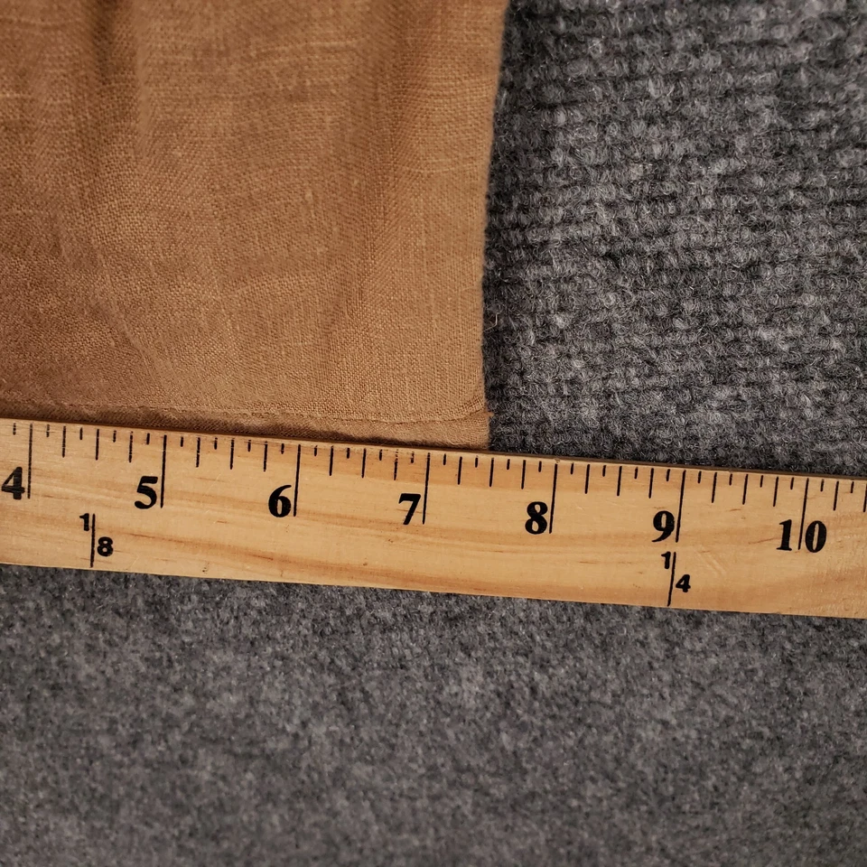 C&C California Pants Womens M Medium Brown Linen Elastic Waist Pull On Ankle - Image 3 of 4