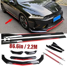 Front Bumper Lip Splitter Spoiler Side Skirt Body Kit FOR KIA K5 2021 2022