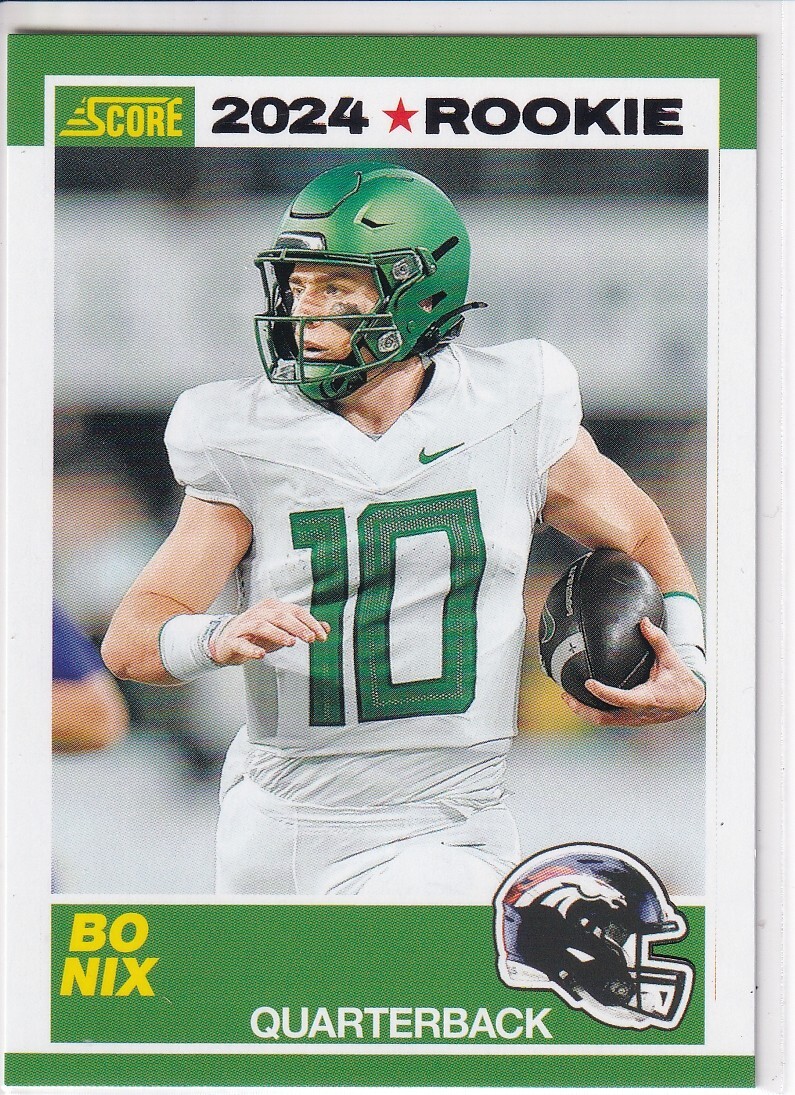 BO NIX 2024 Panini Score 35th Anniversary #9 Denver Broncos (RC)