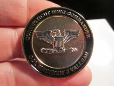 CONNECTICUT WING COMMAND CHALLENGE COIN - COL MATTHEW J VALLEAU TK-4