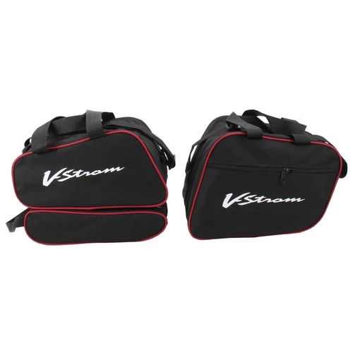 Side Case Trunk Inner Bags Saddlebags For SUZUKI VSTROM 650 DL650 DL1000 DL1050 - Foto 1 di 14