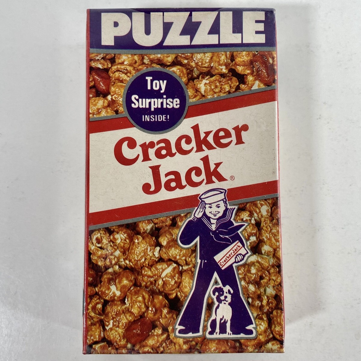 Cracker Jack Vintage Puzzle Box Toy Surprise Inside CrackerJacks