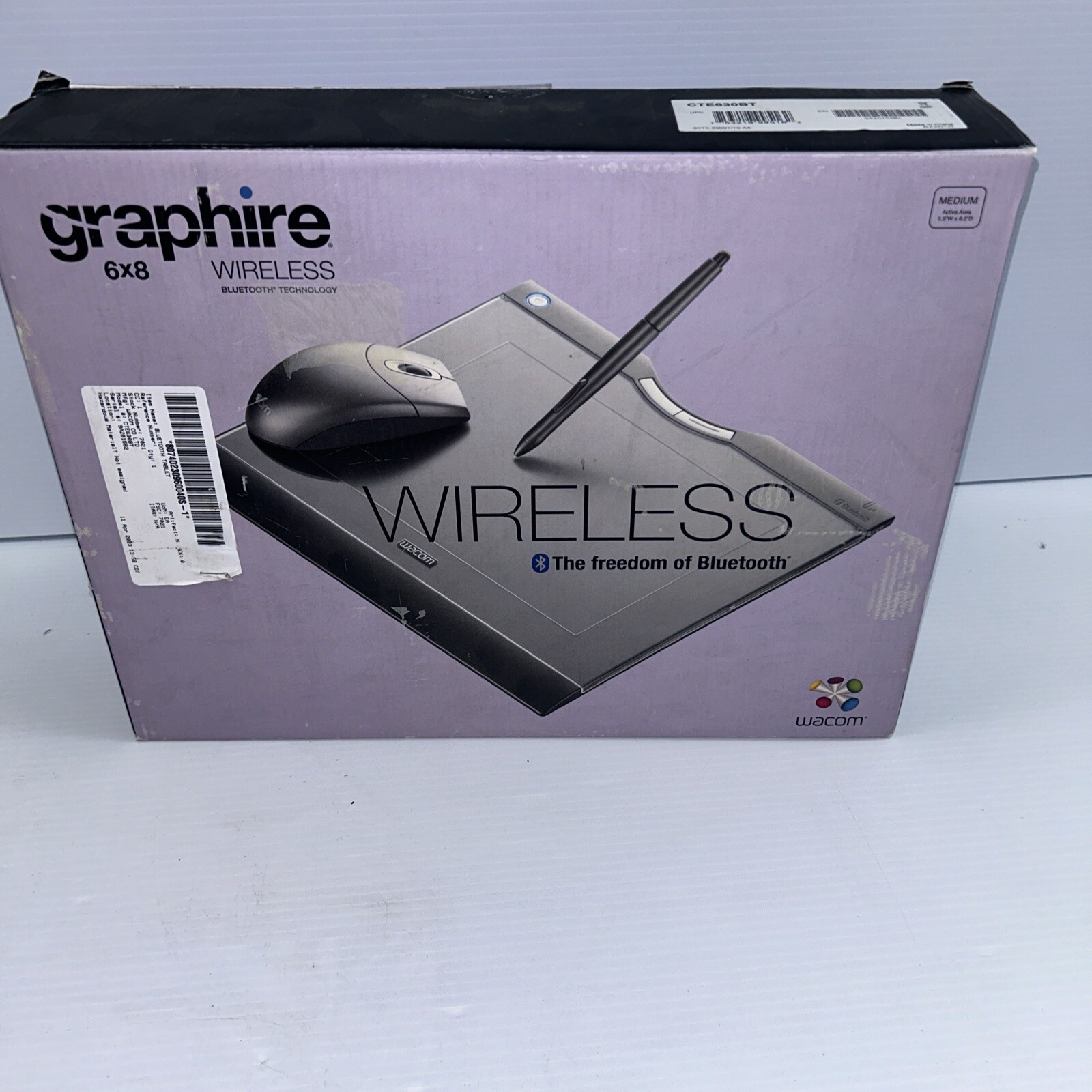Graphire Wireless Bluetooth 6x8 Tablet Mouse Digitizer(*no pen