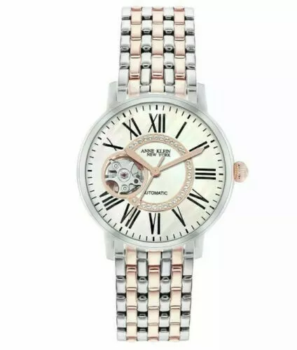 Anne klein hotsell skeleton watch