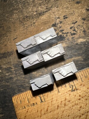 Print Blocks ( Fingers Pointing Left ) Lead Blocks 6 Total!￼