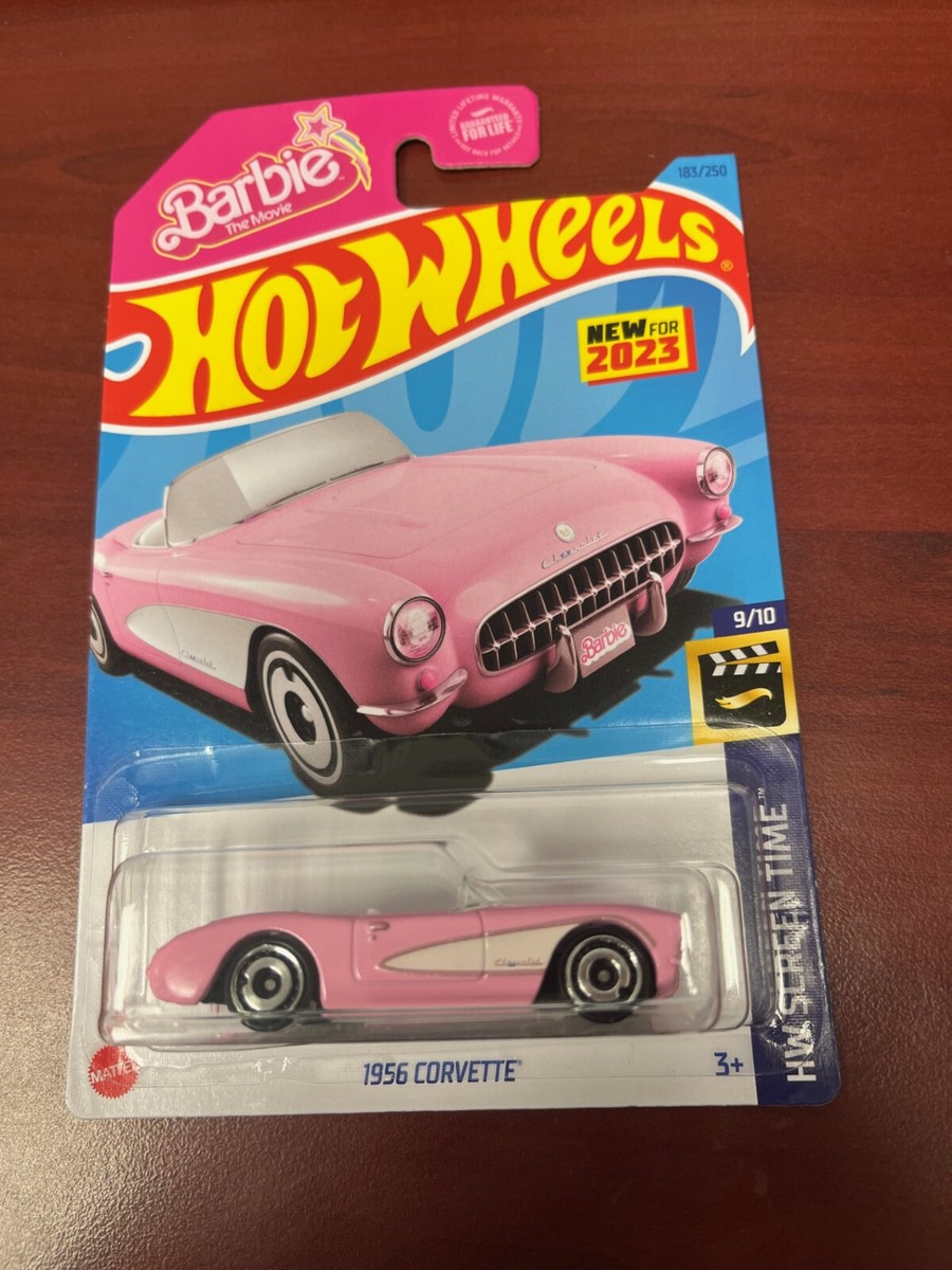 Hot Wheels 2023 Case K Mainline Barbie 1956 Corvette A99 | eBay