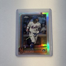 2025 Topps Chrome - Luisangel Acuna #56 Rookie Refractor - New York Mets