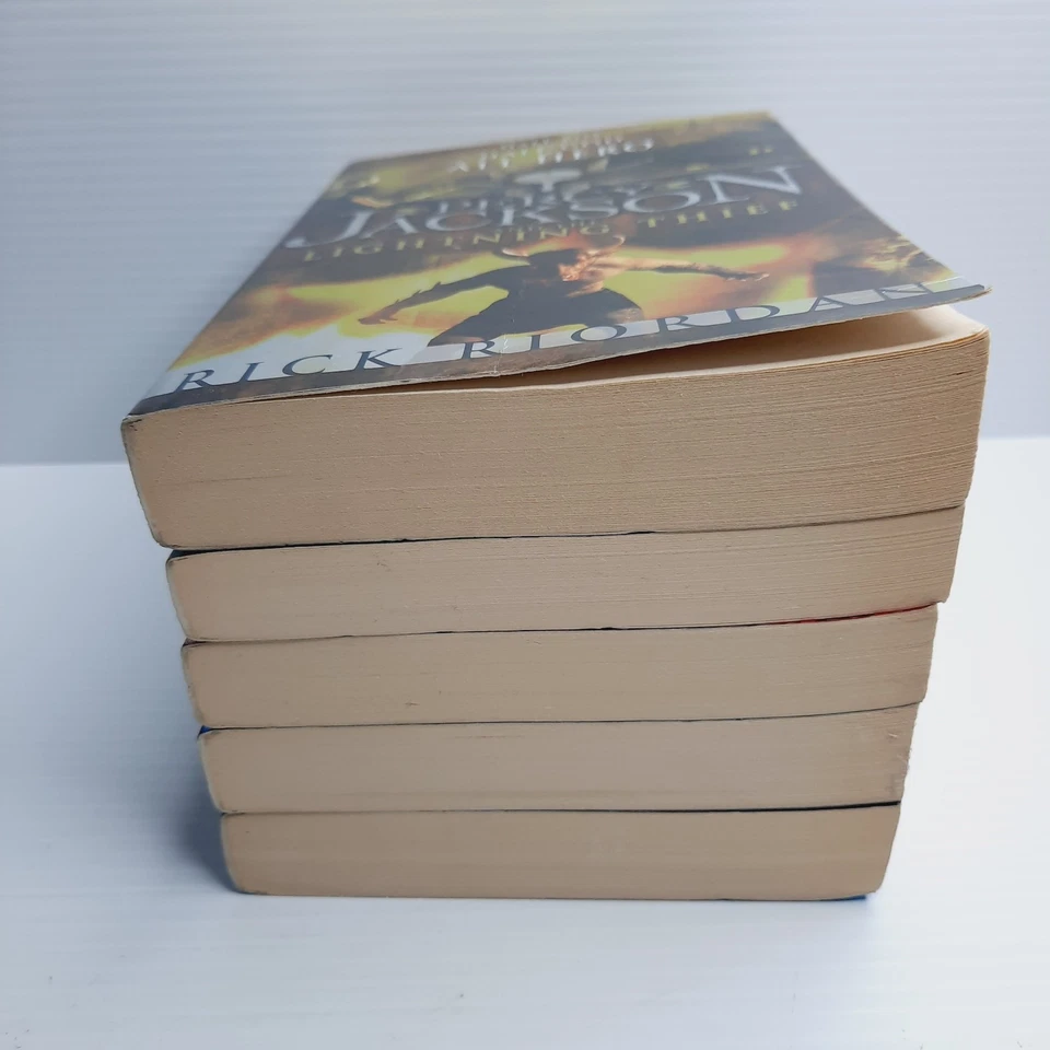 Percy Jackson And The Olympians Complete Series Books 1-5 Paperback Rick Riordan - image 2 of 4
