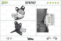 Valeo 579767 Wischermotor Hinten FÜR CitroËN Opel Peugeot Vauxhall