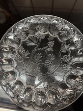 VNTG 1981 Tiara Exclusive PONDEROSA PINE 12.5”W Deviled Egg & Relish Platter