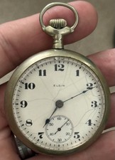 Antique Elgin Pocket Watch For Parts