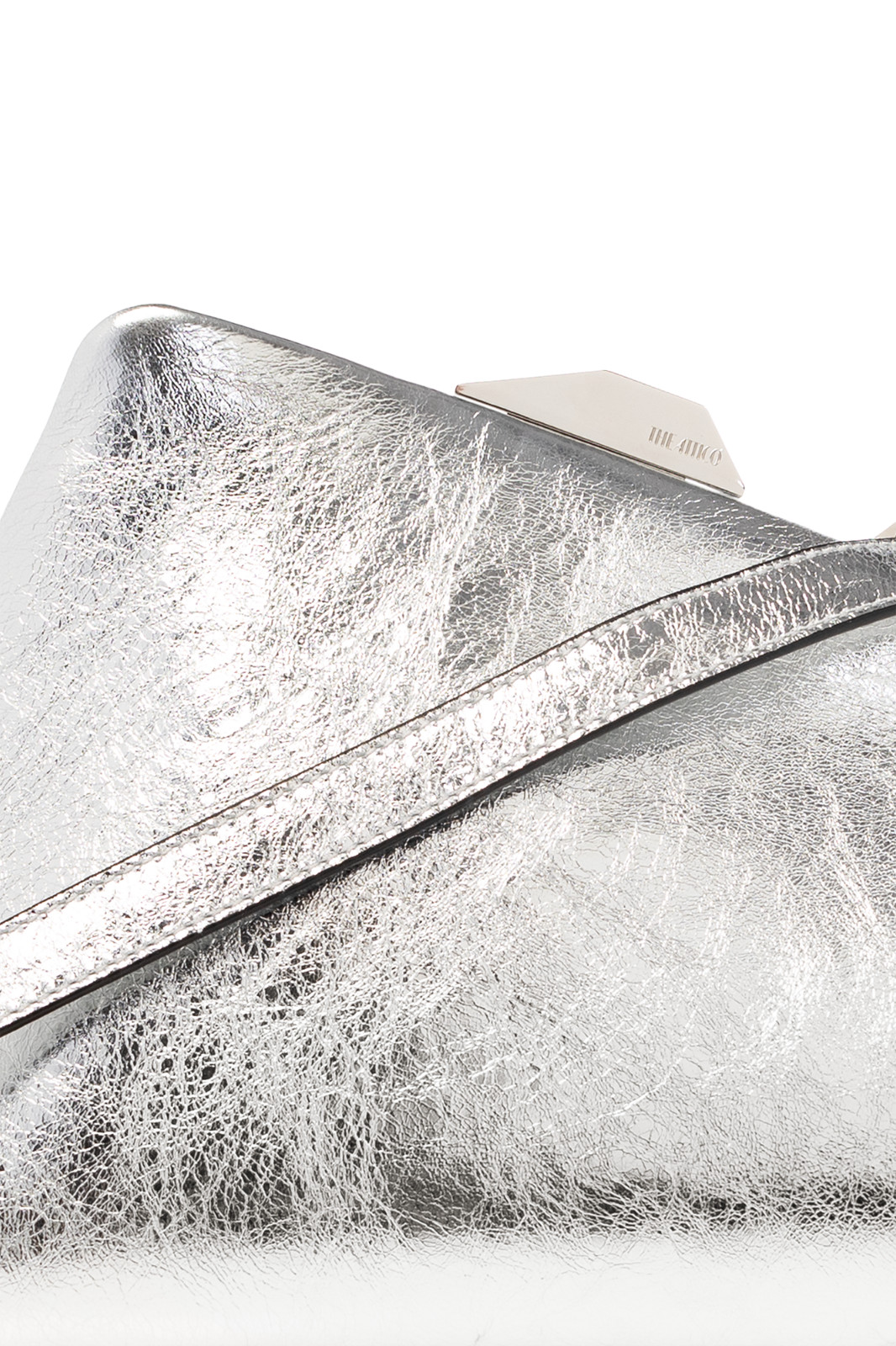 THE ATTICO Day Off Silver Leather  Shoulder Bag New And Authentic image 5