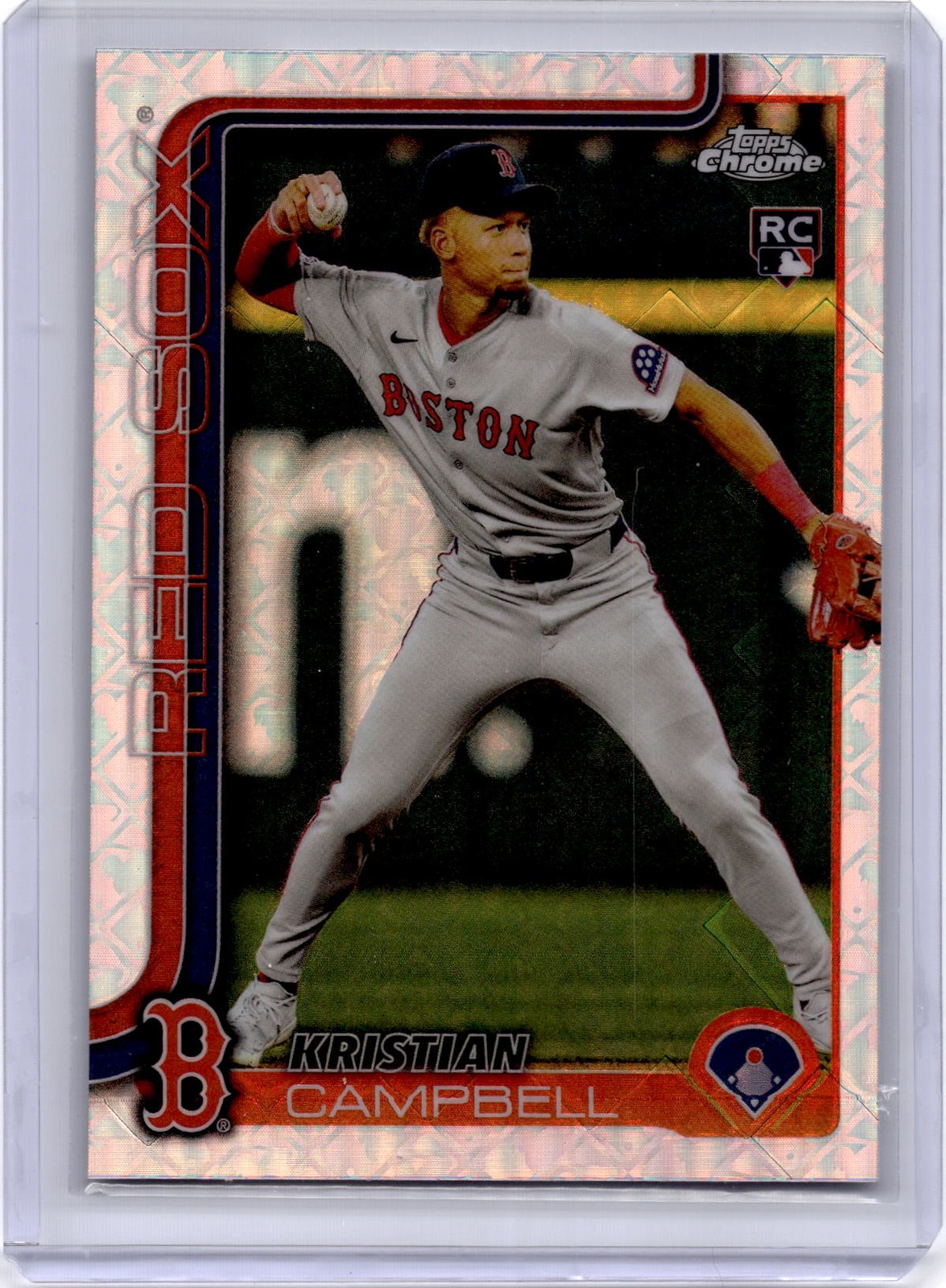 2025 Topps Chrome Logofractor Edition #171 Kristian Campbell
