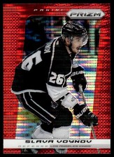 2013-14 Panini Prizm Prizms Red Pulsar Slava Voynov Los Angeles Kings #154
