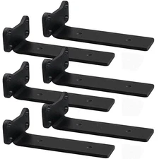 Heavy Duty Shelf Brackets Industrial L Shelf Bracket - 0.2 Inch Thick Premium...