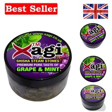 Indulge in Grape & Mint 100g Non-Tobacco Shisha Steam Stones - Satisfying Clouds