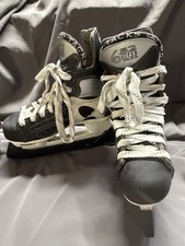 CCM 652 SUPER TACKS HOCKEY ICE SKATES SIZE 37 /4 BOYS  E12 
