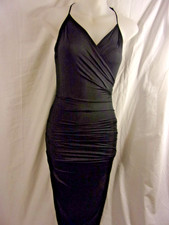 Ladies Plein Sud Black Bodycon Ruched  Dress ...