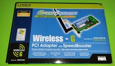 Linksys WMP54GS 2.4GHz Wireless-G PCI Adapter with SpeedBooster
