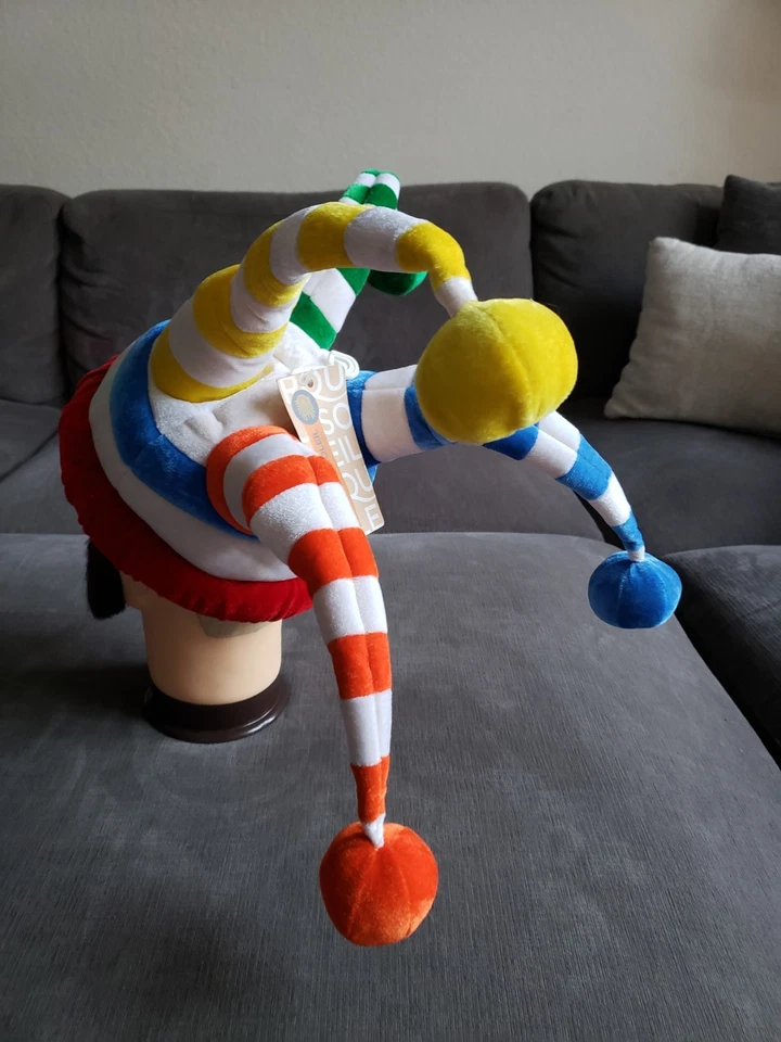 Chapéu bobo da corte vintage Cirque Du Soleil RARO!! Despojado Multicolorido NOVO COM ETIQUETAS! - Imagem 4 de 4