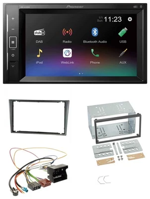 Pioneer DAB MP3 2DIN Bluetooth USB Autoradio für Opel Corsa C Quadlock 2000-2006 - Bild 1 von 4