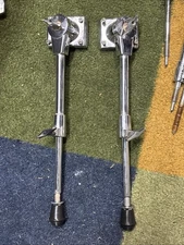 Legs and Mount/Brackets Pair chrome Bass Drum V