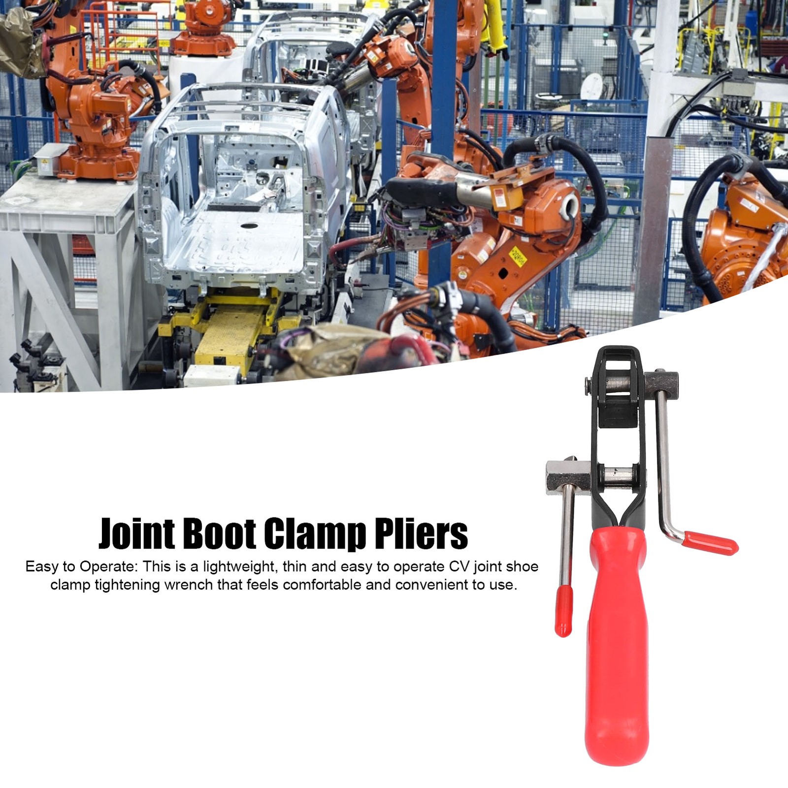 Joint Boot Clamp Wrench Comfort Red Black CV Joints Boots Pliers For Tightening