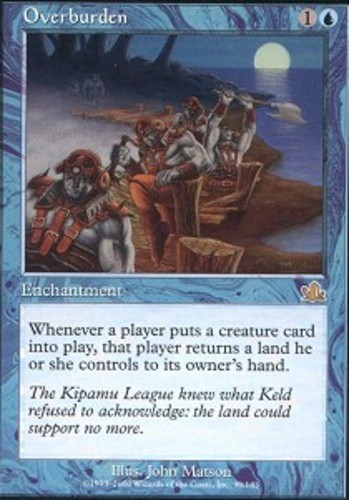 MTG Overburden, NM-Mint, English Prophecy