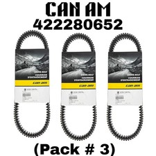 Paquete de 3 correas de transmisión de embrague originales Can-Am 422280652 OEM para Maverick X3 Turbo RR