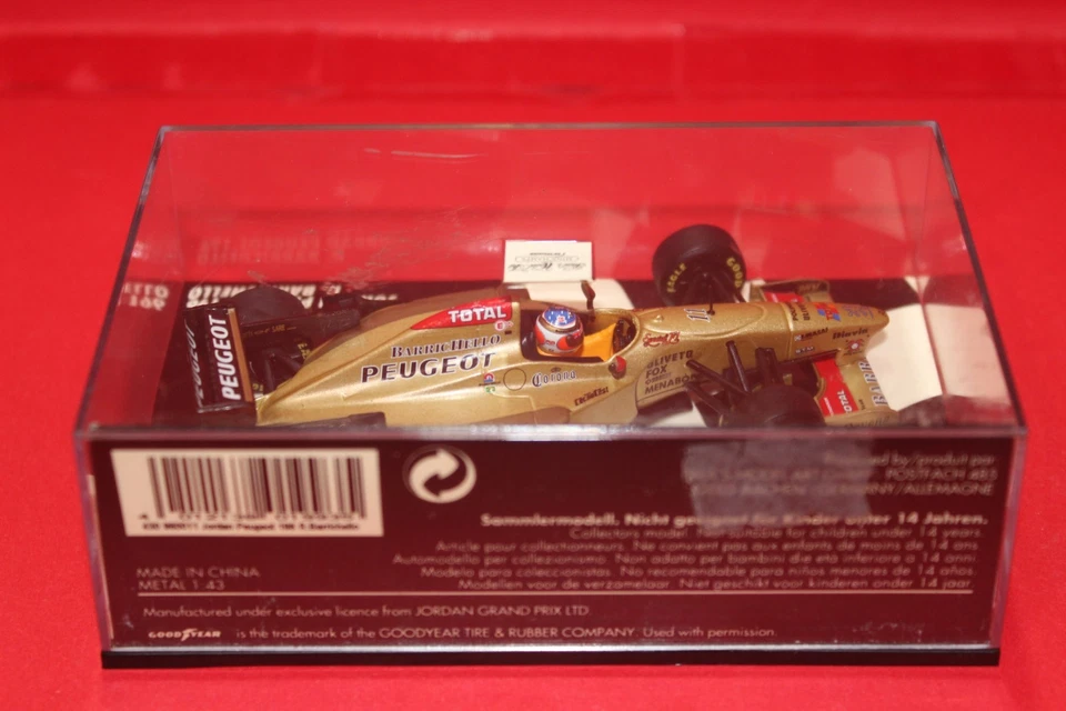1/43 Jordan Peugeot 196 (1996) - #11 R. Barrichello - MINICHAMPS - Immagine 3 di 3