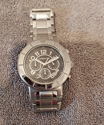 Morellato Chronograph Men s Watch Black Dial Silver Stainless Steel Case Quartz