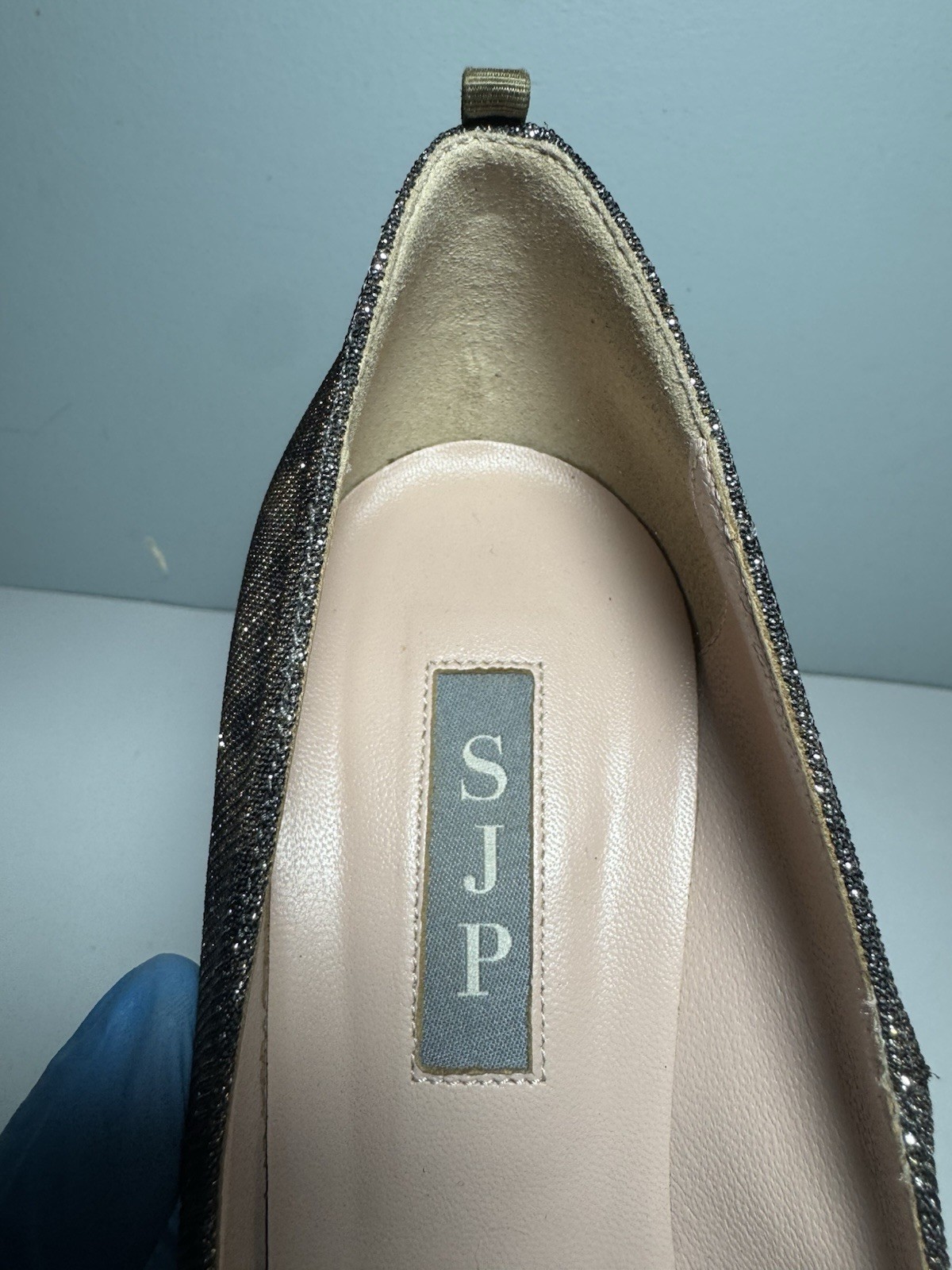 SJP Sarah Jessica Parker Fawn Brown Sparkling Animal Print Heels Size 39 | 8.5