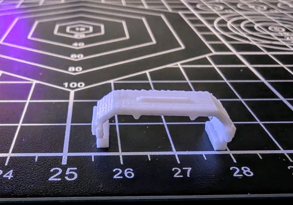 AFX G-plus Body Clip 3pc - Widebody Adapter For Slot Cars - Aurora - chassis - Image 4 of 4