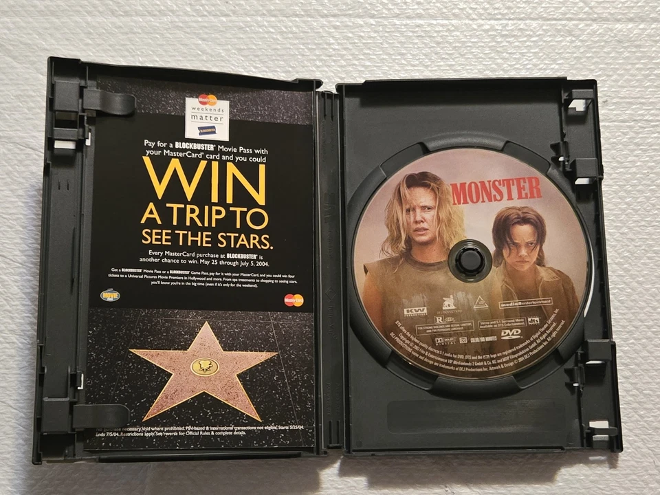 Monster (DVD, 2003) Charlize Theron, Christina Ricci, Bruce Dern - Image 3 of 3