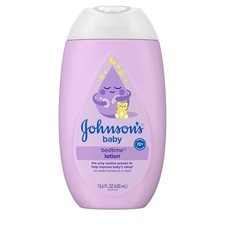 Johnson's Moisturizing Bedtime Baby Lotion with 13.6 Fl Oz Pack of 1