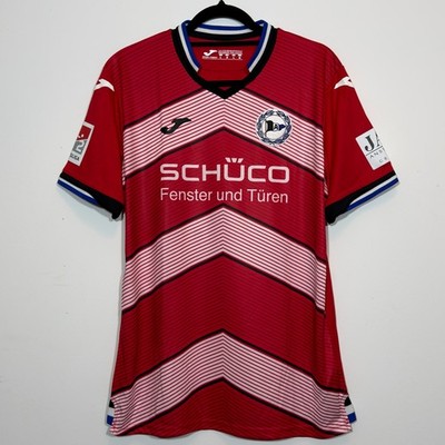 Arminia Bielefeld Voglsammer Trikot Größe L 19/20 auswärts rot JOMA