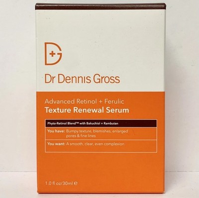 Dr. Dennis Gross SMOOTH + CLEAR Texture Renewal Serum - 1 oz / 30mL NEW